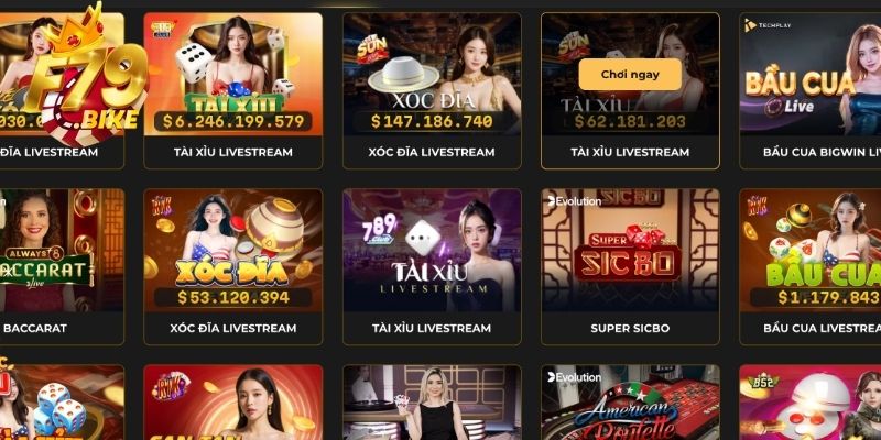 Casino F79 là chuyên mục ăn khách hàng đầu
