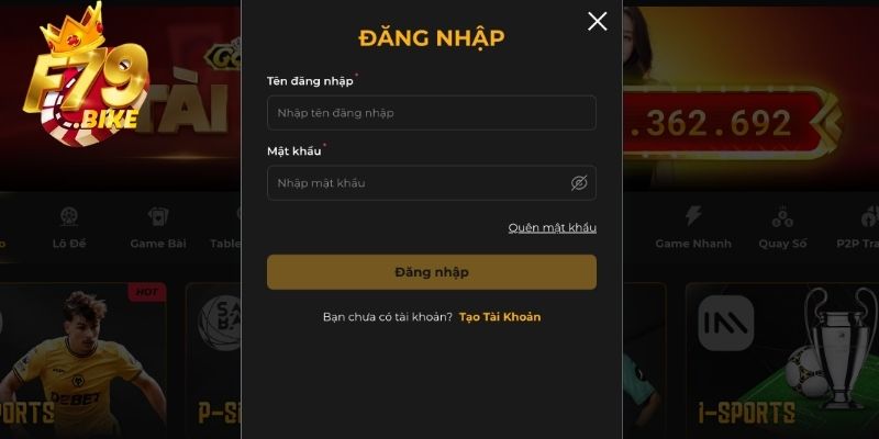Chi tiết đăng nhập F79 bằng 5 bước